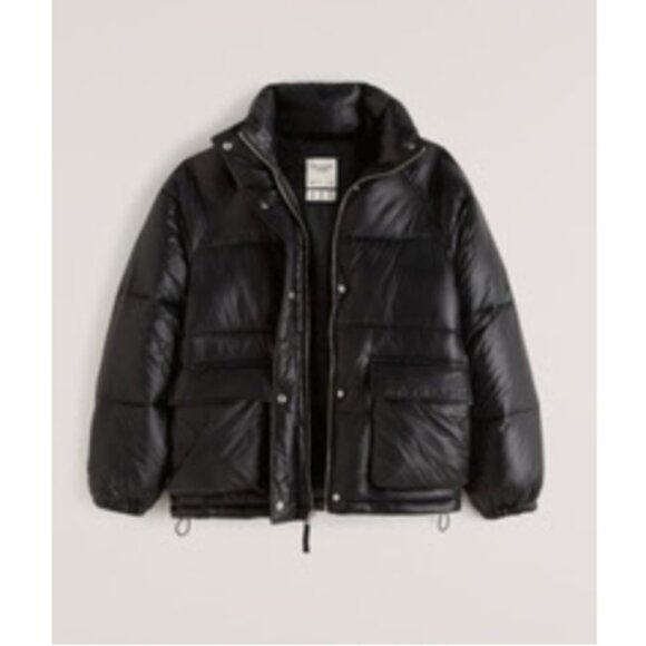 A&F Oversized Utility Puffer, XS - Picture 1 of 3